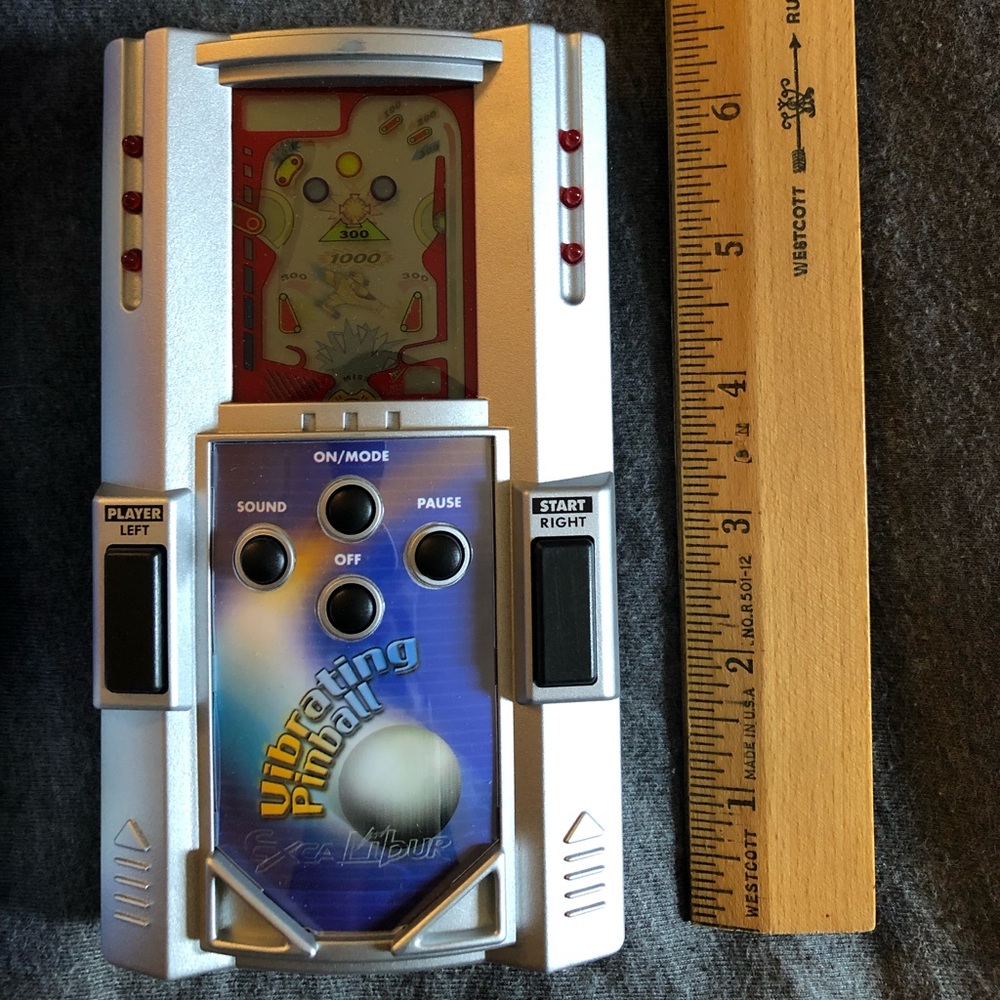 Excalibur Vibrating Pinball Handheld Game - Picture 11 of 12